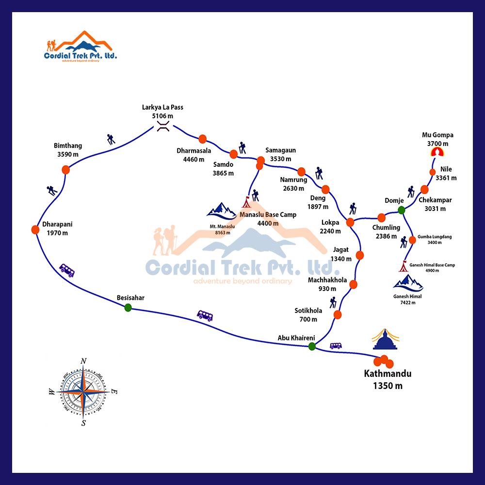 TSUM Valley Trek Map